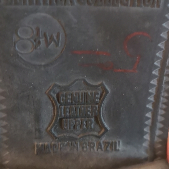 Vintage, woven heeled slides - Picture 4 of 4